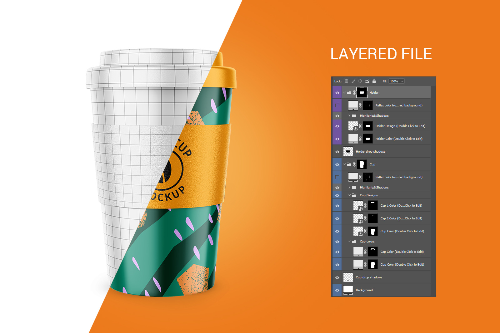 Reusable Coffee Cup Mockup Reusable Coffee Cup Mockup