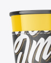 Glossy Cup with Holder Mockup