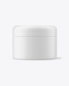 Matte Cosmetic Jar Mockup