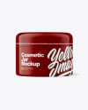 Glossy Cosmetic Jar Mockup