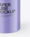 Matte Paper Tube Mockup