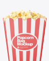 Popcorn Bag Mockup