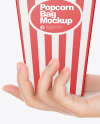 Popcorn Bag Mockup