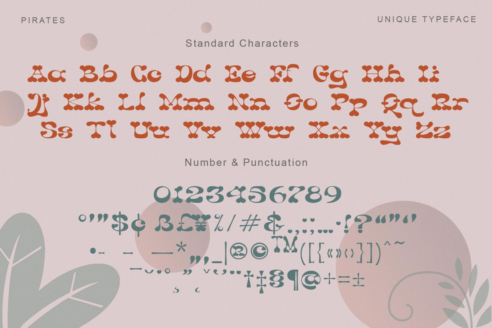 Pirates Typeface Pirates Typeface