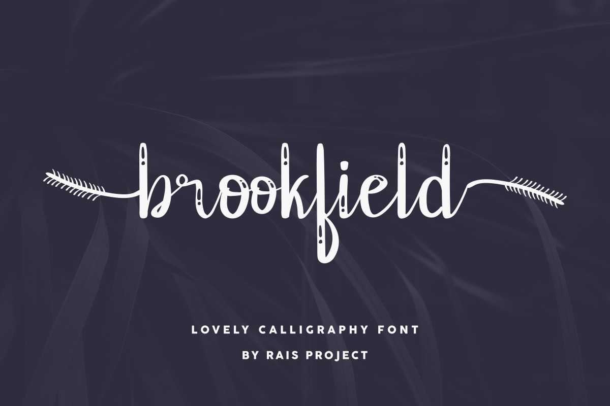 Brookfield Calligraphy Font Brookfield Calligraphy Font