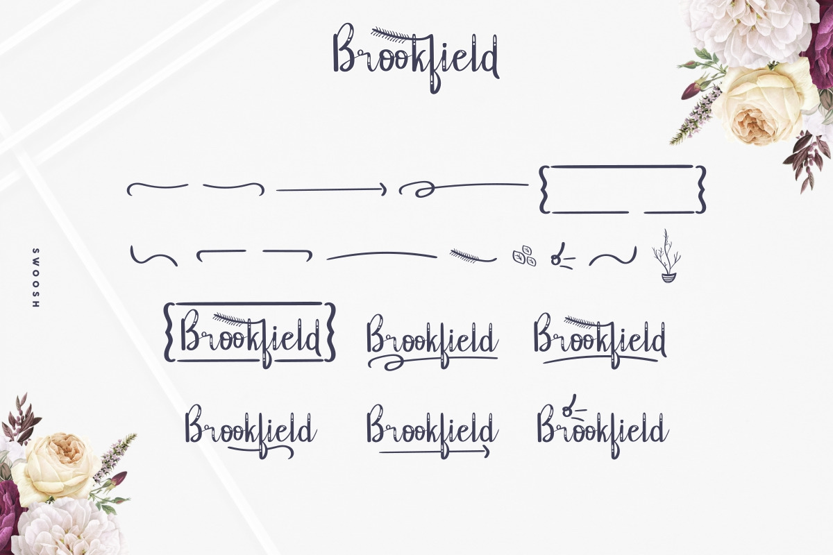 Brookfield Calligraphy Font Brookfield Calligraphy Font