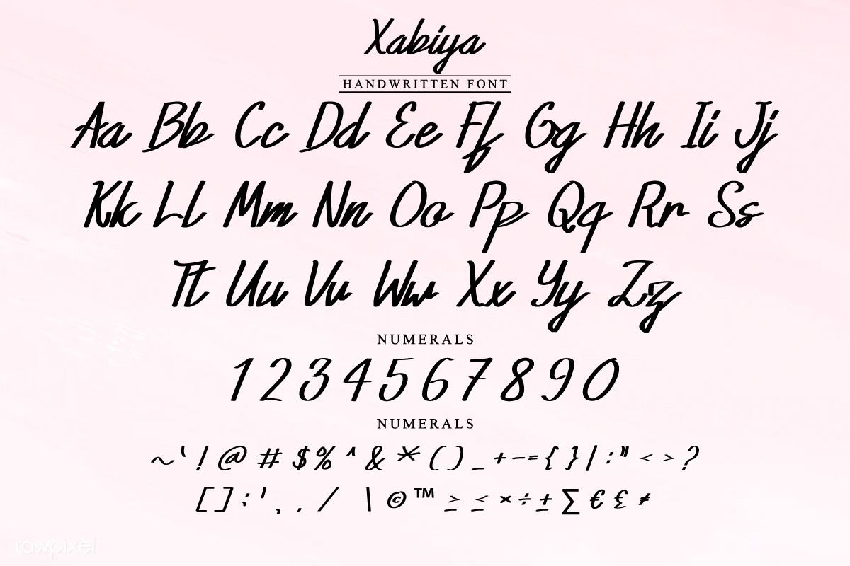 Xabiya Signature Font