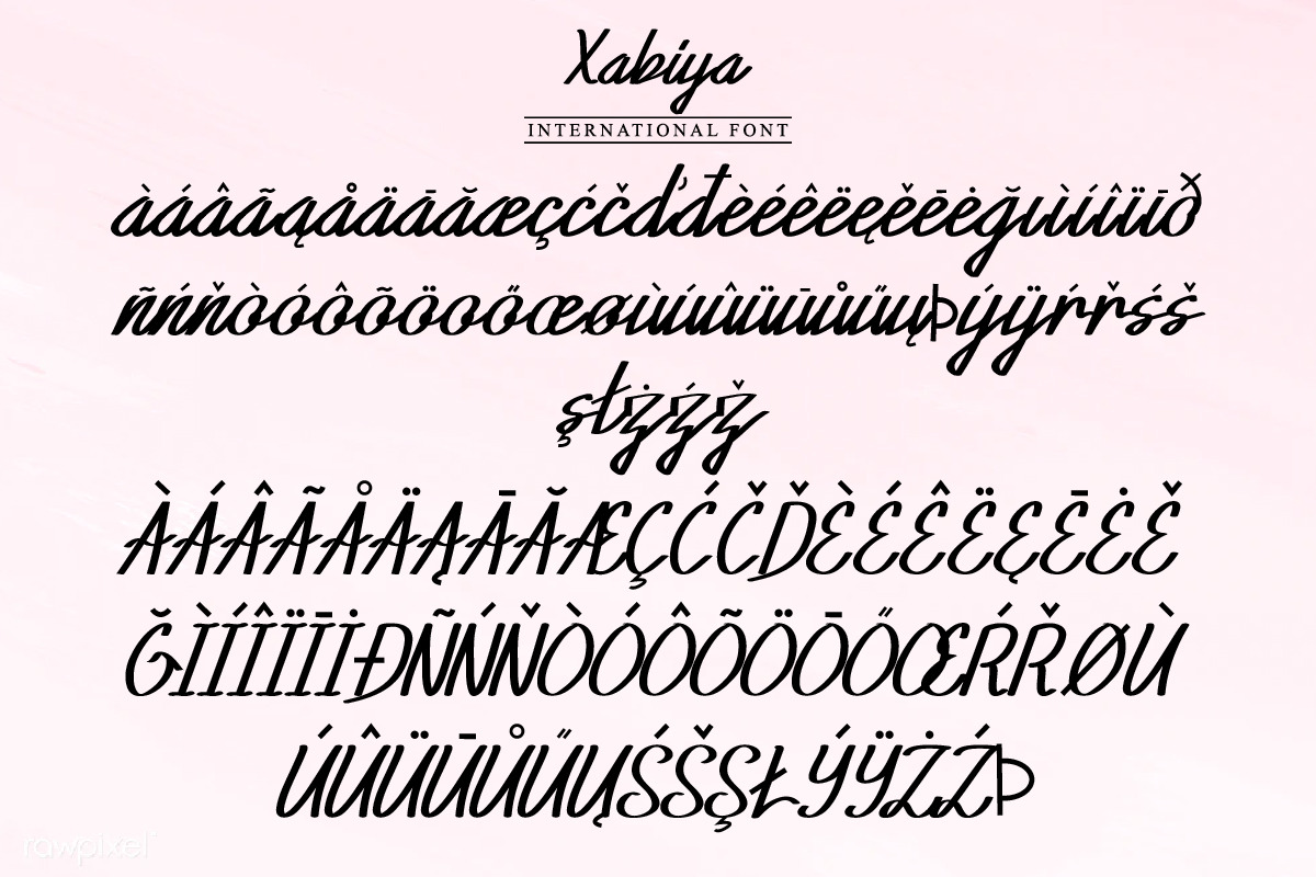 Xabiya Signature Font