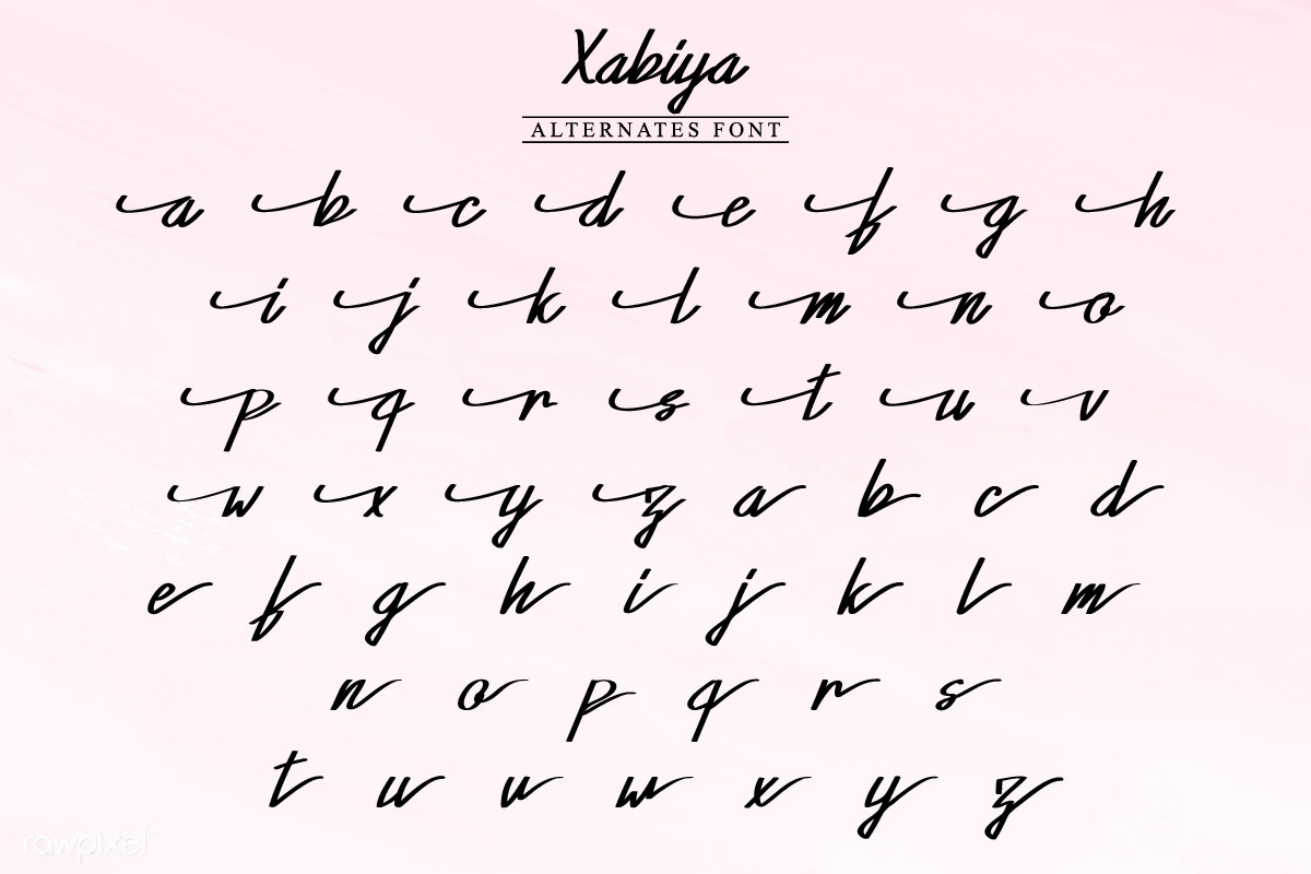 Xabiya Signature Font