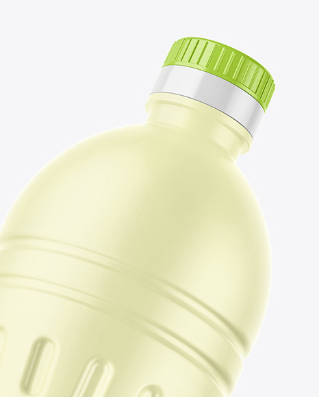 Matte Plastic Bottle Mockup