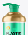 Frosted Color Liquid Cosmetic Bottle Mockup