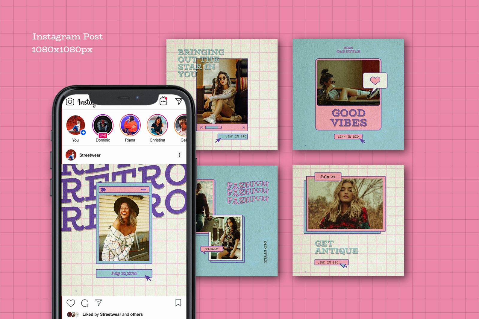 Blanche Instagram Template Blanche Instagram Template