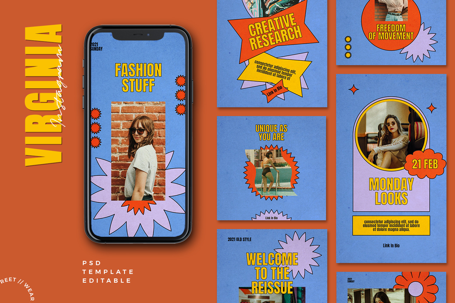 Virginia Instagram Template Virginia Instagram Template