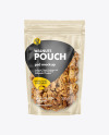 Clear Plastic Pouch w/ Walnuts Mockup