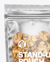 Clear Plastic Pouch w/ Walnuts Mockup