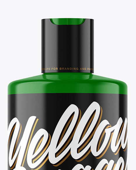 Glossy Plastic Bottle Mockup Glossy Plastic Bottle Mockup
