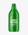 Glossy Plastic Bottle Mockup