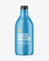 Matte Plastic Bottle Mockup