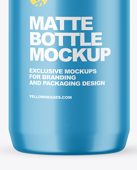Matte Plastic Bottle Mockup Matte Plastic Bottle Mockup