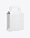 Paper Bag Mockup - Half Side View