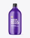 Matte Plastic Bottle Mockup