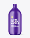 Matte Plastic Bottle Mockup