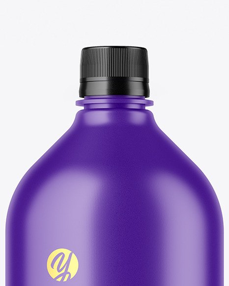 Matte Plastic Bottle Mockup