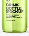 Clear Plastic Drink Bottle Mockup