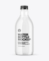 Clear Plastic Water Bottle Mockup