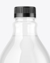 Clear Plastic Water Bottle Mockup