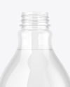 Clear Plastic Water Bottle Mockup