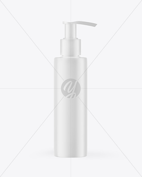 Matte Pump Bottle Mockup