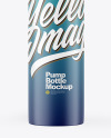 Matte Pump Bottle Mockup