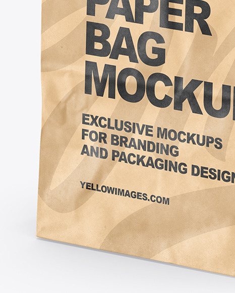 Kraft Paper Bag Mockup