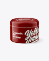 Glossy Cosmetic Jar Mockup