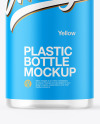 Clear Plastic Bottle Mockup