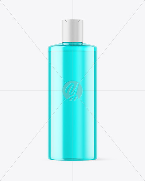 Color Plastic Bottle Mockup