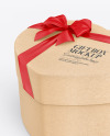 Kraft Gift Box Mockup