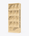 Wooden Display Stand Mockup