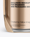 Carton Pack W/ 4 Matte Metallic Cans Mockup