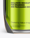 Carton Pack W/ 4 Matte Metallic Cans Mockup