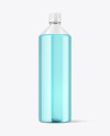 Clear Plastic Drink Bottle Mockup