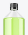 Clear Plastic Drink Bottle Mockup