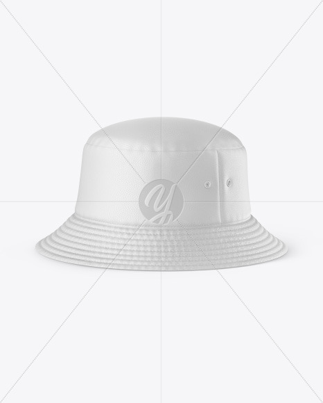 Leather Bucket Hat Mockup