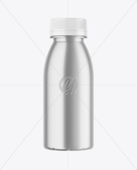 Metallic Plastic Bottle Mockup