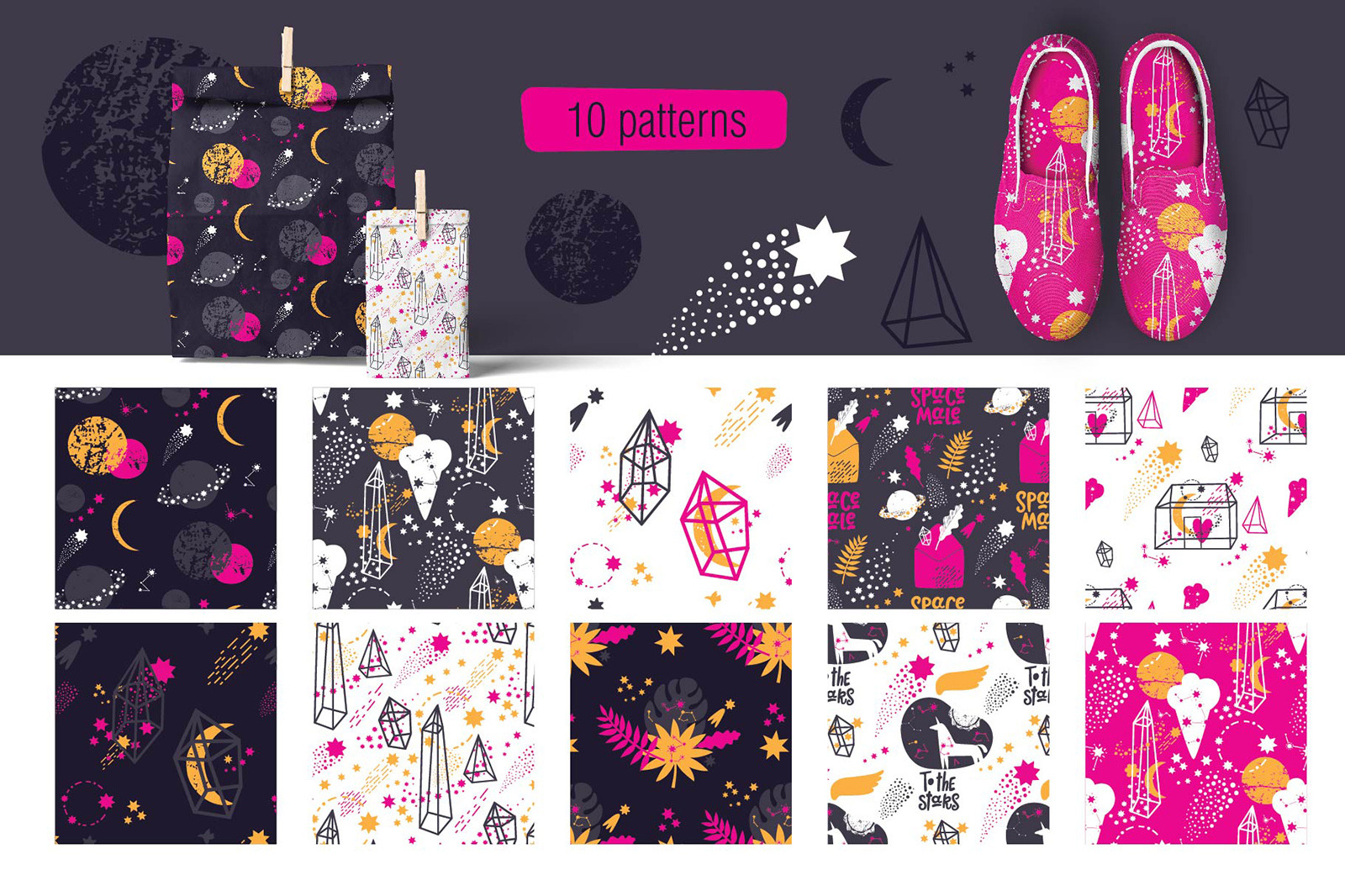 MY SPACE. Graphic set MY SPACE. Graphic set
