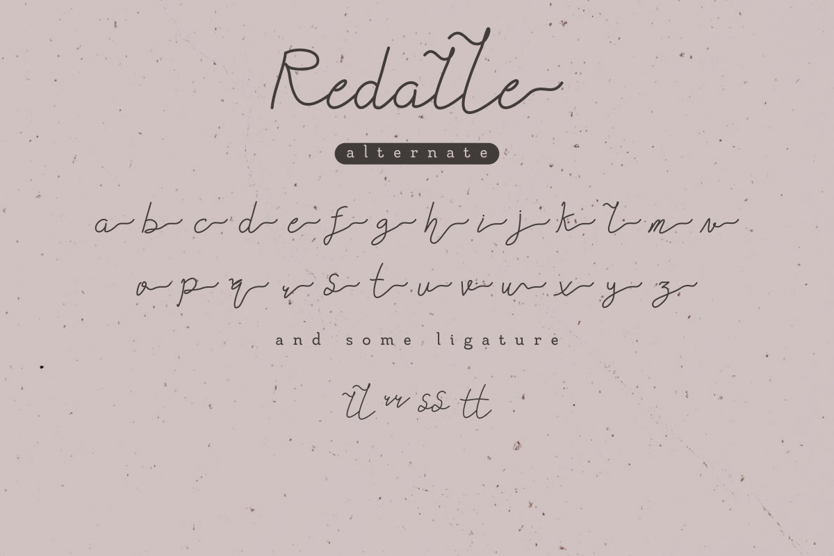 Redalle Monoline Font Redalle Monoline Font