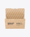 Opened Kraft Envelope Mockup