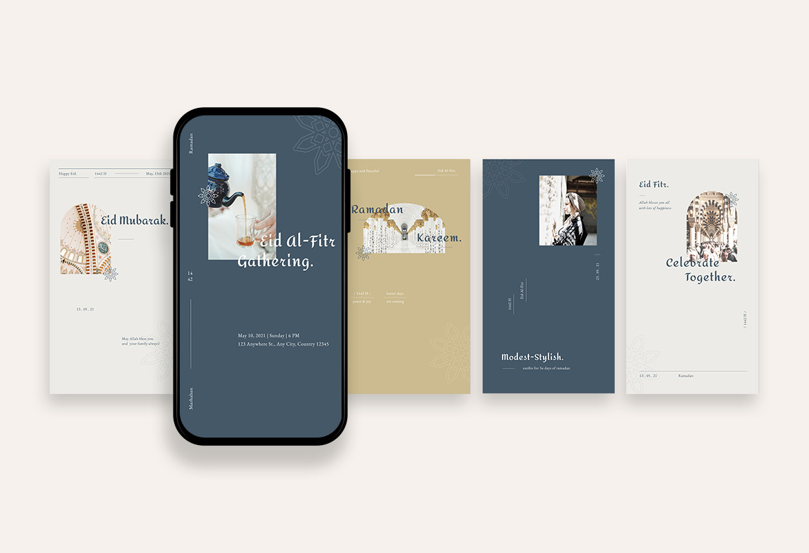 Beauty and Elegant Happy Eid Instagram Template Beauty and Elegant Happy Eid Instagram Template