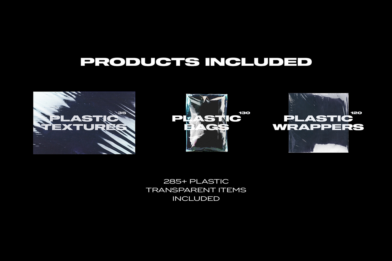 Plastic Bundle Branding Wrap Texture